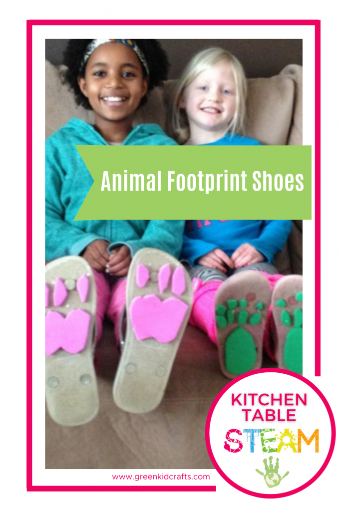 animal footprint shoes